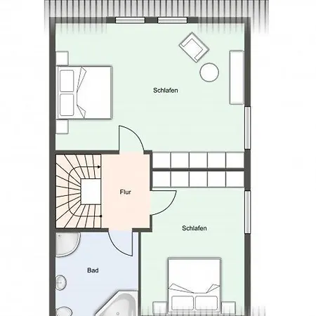 Дом отдыха Doppelhaus Gartenweg Ferienhaus Ruhepol *